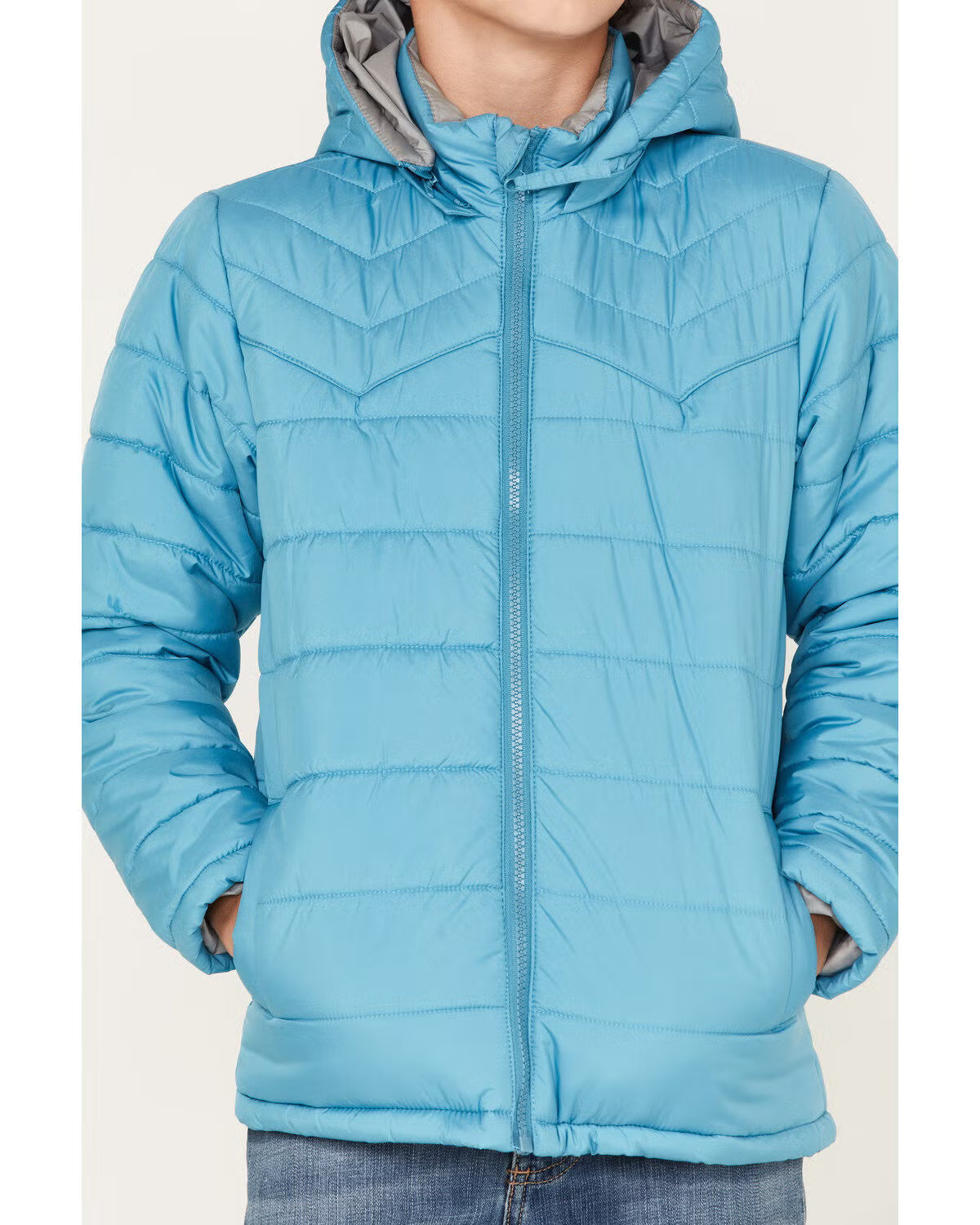 Jaqueta Puffer Infantil Masculina com Capuz